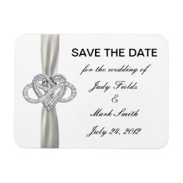 Infinity Heart Save the Date Magnet Magneet