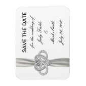 Infinity Heart Save the Date Magnet Magneet (Verticaal)
