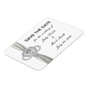 Infinity Heart Save the Date Magnet Magneet (Linkerzijde)