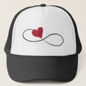 Infinity Heart Trucker Hat Trucker Pet (Voorkant)
