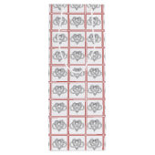 Infinity Heart Wine Gift Bag Wijn Cadeautas (Achterkant)