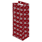 Infinity Heart Wine Gift Bag Wijn Cadeautas (Achterkant Gekanteld)