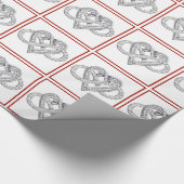 Infinity Heart Wrapping Paper Cadeaupapier (Hoek)