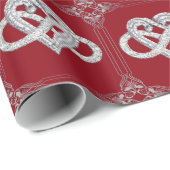 Infinity Heart Wrapping Paper Cadeaupapier (Rol Hoek)