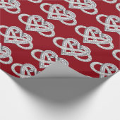 Infinity Heart Wrapping Paper Cadeaupapier (Hoek)