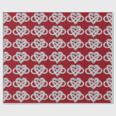 Infinity Heart Wrapping Paper Cadeaupapier (Vlak)