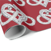 Infinity Heart Wrapping Paper Cadeaupapier (Rol Hoek)