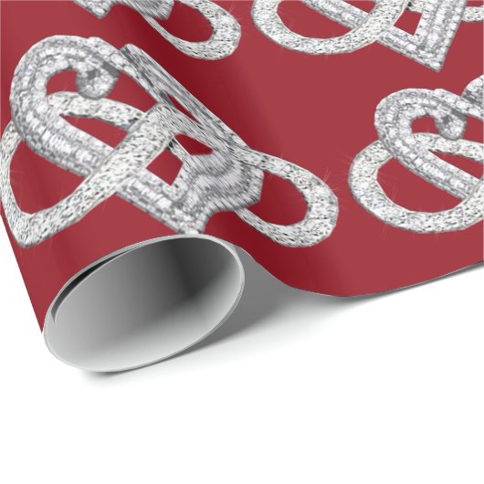 Infinity Heart Wrapping Paper Cadeaupapier (Rol Hoek)