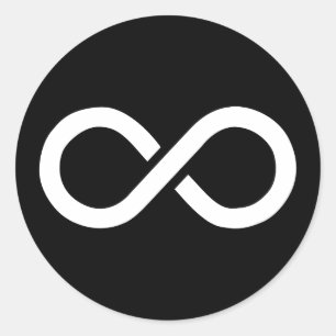 Infinity Ideology Ronde Sticker