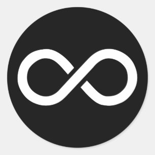 Infinity Ideology Ronde Sticker