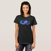 Infinity Jellyfish Ocean Marine Life T-shirt (Voorkant volledig)