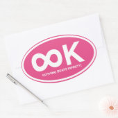Infinity K Ovale Sticker (Envelop)