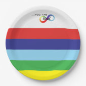 Infinity LGBTQ+ Pride Tas Papieren Bordje (Voorkant)