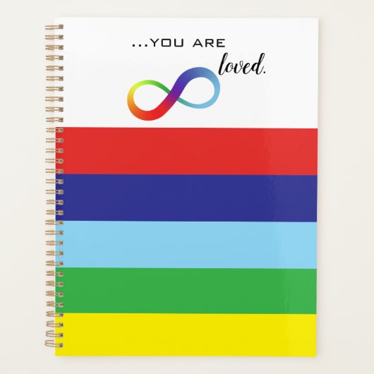 Infinity LGBTQ+ Pride Tas Planner (Voorkant)