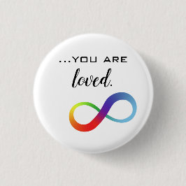 Infinity LGBTQ+ Pride Tas Ronde Button 3,2 Cm