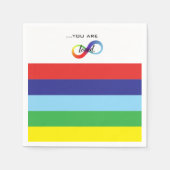 Infinity LGBTQ+ Pride Tas Servet (Voorkant)