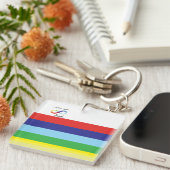 Infinity LGBTQ+ Pride Tas Sleutelhanger (Voorkant Rechts)