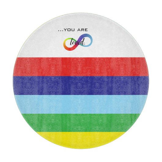 Infinity LGBTQ+ Pride Tas Snijplank (Voorkant)
