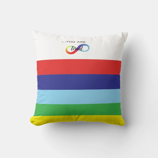 Infinity LGBTQ+ Pride Tote Bag Kussen (Voorkant)