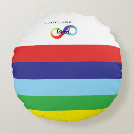 Infinity LGBTQ+ Pride Tote Bag Rond Kussen