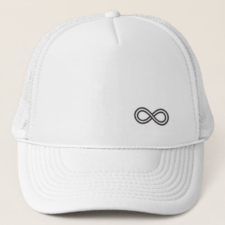 Infinity Logo - White Trucker Hat Pet