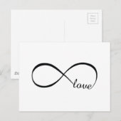 Infinity Love Briefkaart (Voorkant / Achterkant)