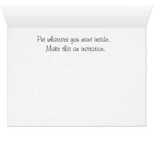 Infinity Love Heart Card (Binenzijde Horizontaal (Onderkant))