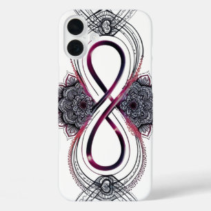 Infinity Love Mandala iPhone 16 Plus Hoesje – Mode