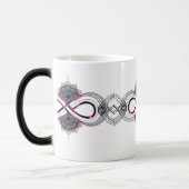 Infinity Love Mandala Kleur Morphing Mok - Magisch (Links)