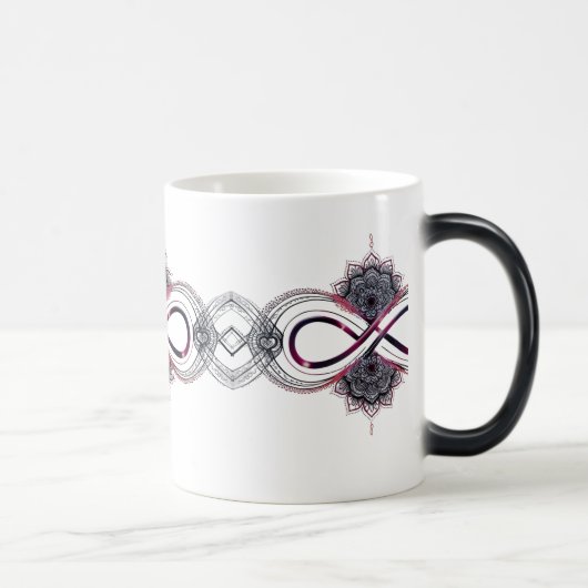 Infinity Love Mandala Kleur Morphing Mok - Magisch (Rechts)