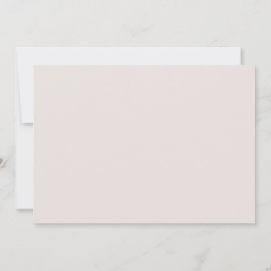 Infinity Love Monogram Calendar White Blush Save The Date (Achterkant)