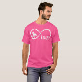 Infinity Love Paard Schattige Paardensport Vrouwen T-shirt (Voorkant volledig)