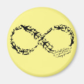 Infinity Magnet, Infinity Kantoor geschenken Magneet (Voorkant)