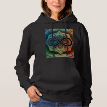 Infinity Mandala African Tribal Mask Abstract