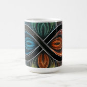 Infinity Mandala African Tribal Mask Abstract Koffiemok (Center)