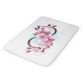 Infinity met Sakura Blossom Flowers Badmat (Gekanteld)