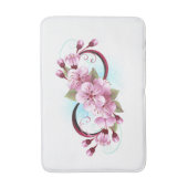 Infinity met Sakura Blossom Flowers Badmat (Voorkant Verticaal)