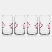 Infinity met Sakura Blossom Flowers Blikvorm Glas (Links)