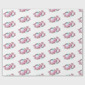 Infinity met Sakura Blossom Flowers Cadeaupapier (Vlak)