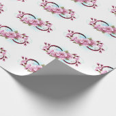 Infinity met Sakura Blossom Flowers Cadeaupapier (Hoek)