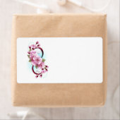 Infinity met Sakura Blossom Flowers Etiket (Insitu)