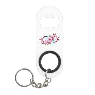 Infinity met Sakura Blossom Flowers Mini Flessenopener