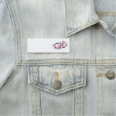 Infinity met Sakura Blossom Flowers Naamplaatje (In situ)