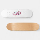 Infinity met Sakura Blossom Flowers Persoonlijk Skateboard (Horizontaal)