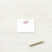 Infinity met Sakura Blossom Flowers Post-it® Notes (Op bureau)