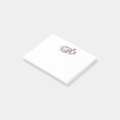 Infinity met Sakura Blossom Flowers Post-it® Notes (Schuin)