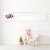 Infinity met Sakura Blossom Flowers Spandoek (Insitu)