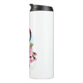 Infinity met Sakura Blossom Flowers Thermosbeker (Geroteerd rechts)