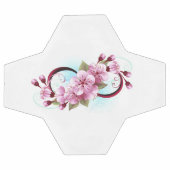 Infinity met Sakura Blossom Flowers Voetbal (Enkel)