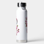 Infinity met Sakura Blossom Flowers Waterfles (Links)